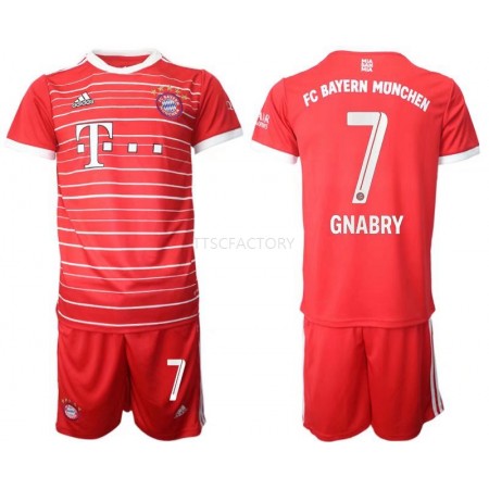 Billiga Fotbollströjor Bayern München Gnabry 7 Barn Hemma tröja 2022/23 Kortärmad